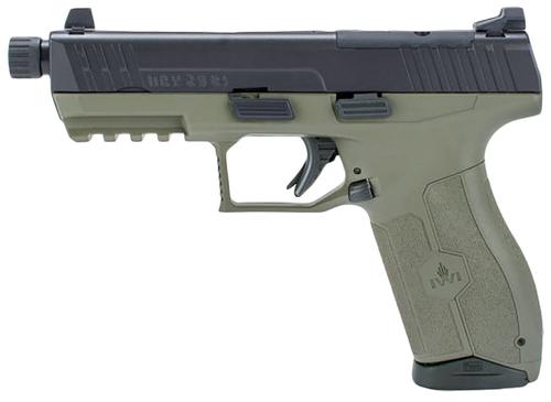 Israeli Weapon Industries MASADA Optic Ready Pistol M9ORP17TODNS, 9mm Luger, 4.60in, OD Green Interchangeable Backstrap, OD Green Finish, 17 Rds