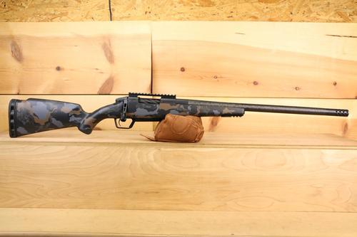 Fierce Carbon Rogue XP Rifle, 25 Creedmoor, 20", Carbon Bull Barrel, Custom Chopped Carbon/Distressed Tan Finish