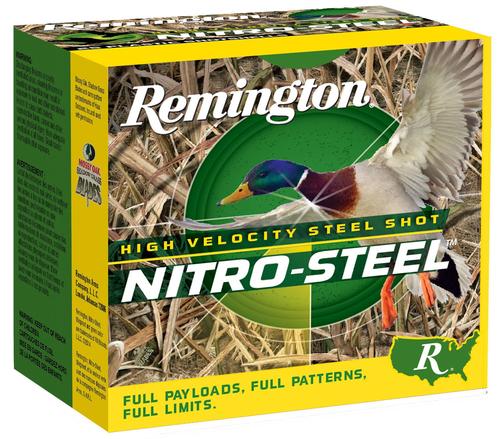 Remington Ammo Nitro-Steel High Velocity 20839, 12 Gauge, 3.50", 1 1/2 oz, 1500  fps, 2 Shot, 25 Rd/bx