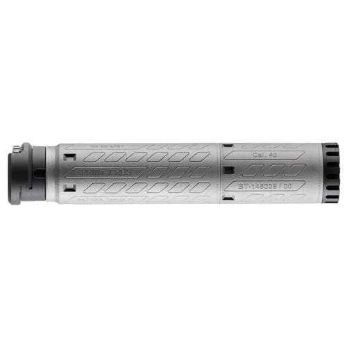 B&T SQD-M Suppressor, .45 ACP, Titanium, 3-Lug Mount, Gray