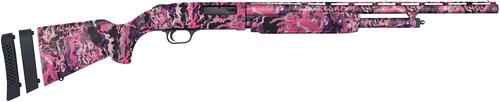 Mossberg 500 Super Bantam Youth Shotgun 54161, 20 Gauge, 22", 3" Chmbr, Muddy Girl Wild Camo, Adj LOP Spacer Stock, 5+1