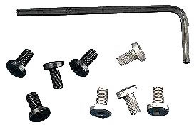 Wilson 313B Blue Hex Head Grip Screws/4 Pack