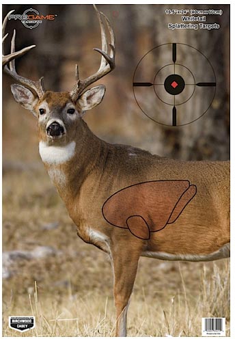 Birchwood Casey Pregame Deer Hunting Practice Targets, Pack of 3 (35401)