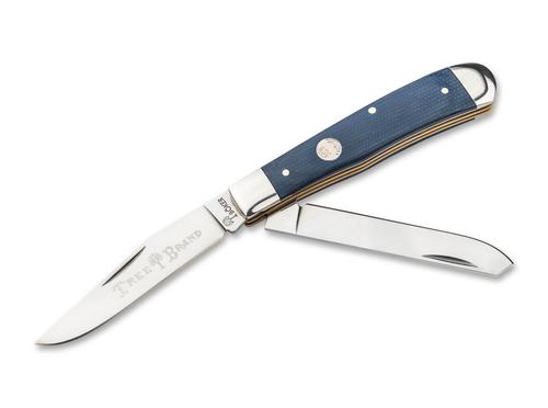 Boker Treebrand Trapper Folding Knife, Denim Canvas Micarta (110887)