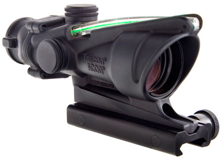 Trijicon ACOG Riflescope w/TA51 TA31H-68-G, 4x, 32mm, Black, Dual Illuminated Green Horseshoe 6.8 SPC Reticle