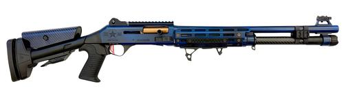 Orthos Arms Orthos Raider S4 Elite USA Semi-Auto Shotgun, 12 Gauge, 18.5", Fibertron LED Front Sight, Shock Force Recoil System, 6+1