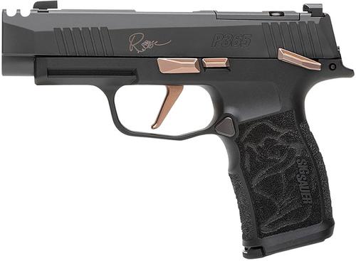 Sig Sauer P365XL Rose OR Pistol 365XL-9-ROSE-MS, 9mm, 3.1",  Black Finish w/ Matte Rose Controls, 12 Rds