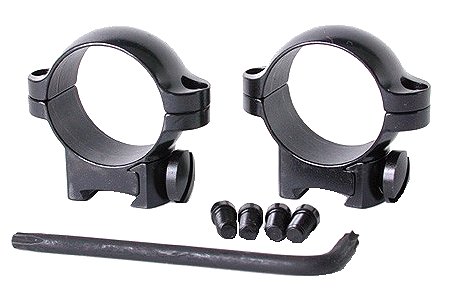 Leupold 11mm Rimfire Rings 54234, 11 mm, High, 1", Gloss Black
