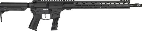 CMMG MK17 Rifle 92A530FAB, 9mm, 16.10", CMMG 6 Position RipStock, Armor Black, 21 Rds