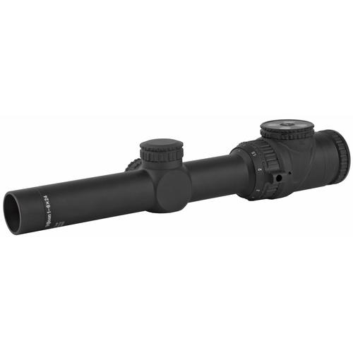 Trijicon AccuPoint Rifle Scope 200095, 1-6x, 24mm Obj, 30mm Tube, Black Matte, Mil-Dot Green Reticle