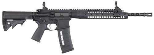 LWRC SIX8 A5 Semi-Auto Rifle SIX8A5RCK16, 6.8mm Remington SPC II, 16.1", Adjustable Black Stock, Black Finish, 30 Rds