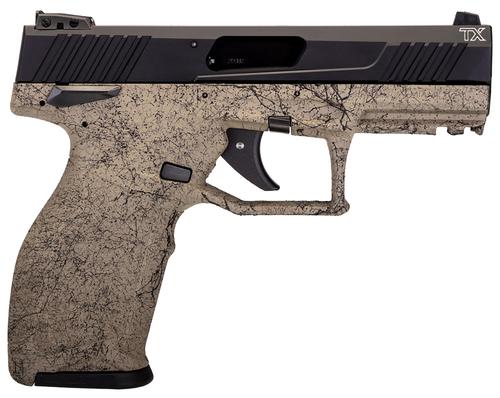 Taurus TX22 Full Size Pistol 1TX22141SP3, 22 LR, 4.10", Gray w/Black Webbing Finish, Manual Safety, 16 Rds