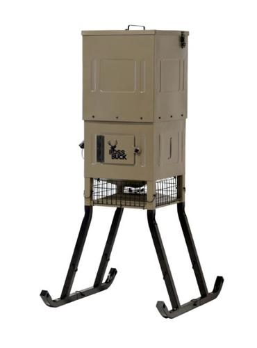 Boss Buck 300 Lbs Stand and Fill Feeder, Solar Panel, Sled Feeder