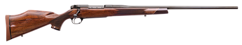 Weatherby Mark V Deluxe Rifle, 6.5 RPM, 24", Walnut Stock, Blued Finish, 4 Rds
