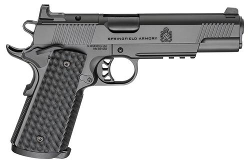 Springfield 1911 TRP AOS Optic Ready Pistol PC9129LRAOS, 9mm Luger, 5in, VZ Hydra G10, Black Cerakote Finish, 9 Rds