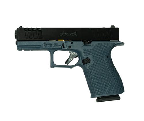 Great Lakes Striker Pistol GL19BLU, 9mm Luger, 4in, Blue Titanium Cerakote Finish, 15 Rds