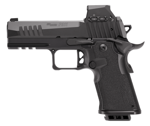 Sig Sauer P211 w/Optic Optic Ready Pistol, 9mm, 4.20in, Polymer Grips, Black Finish, 17 Rds