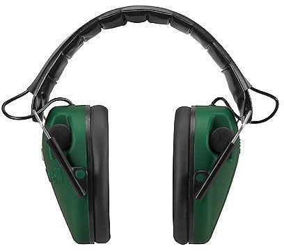 Caldwell Electronic Hearing Protection Black/Green Earmuffs 22 dB (487557)