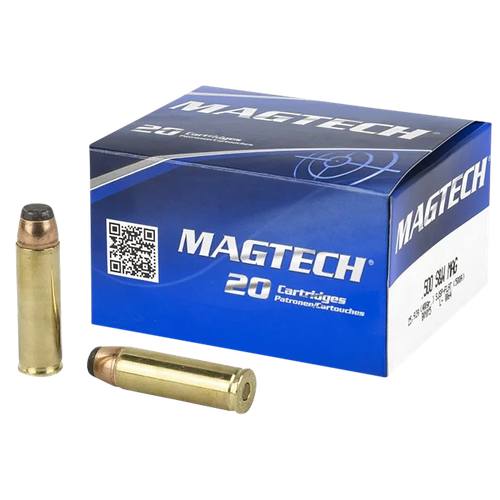 Magtech Sport Hunting Handgun Ammunition 500A, 500 S&W, Semi-Jacketed Soft Point (SP), 400 GR, 1608 fps, 20 Rd/bx