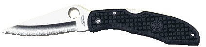 Spyderco Endura Clip Point Folding Knife w/Fiberglass Reinforced Nylon Handle C10SBK
