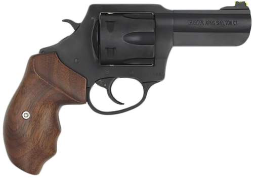 Charter Arms Professional II Revolver 63526, 357 Mag, 3", Wood Grip, Black Nitride Finish, 6 Rd