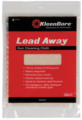 Kleen-Bore GC221 Lead Away Gun Cleaning Cloth