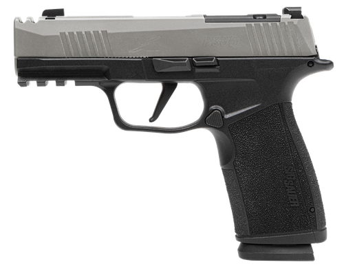Sigarms P365 XMacro Optic Ready Pistol, 9mm, 3.10in, Polymer Grips, Black Nitron Finish, 17 Rds