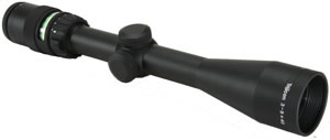 Trijicon Accupoint Rifle Scope TR202G, 3x-9x, 40mm, Matte Black, Mil-Dot Crosshair w/Green Dot Reticle