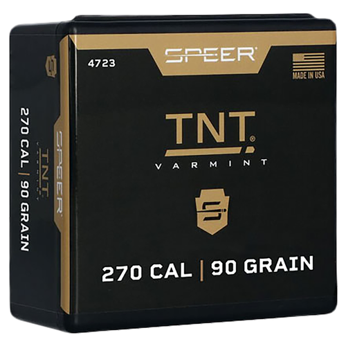 Speer 270 Caliber 90 Grain TNT Hollow Point Value Pack 650/Box (4723), Not Loaded