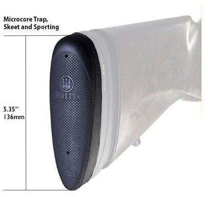 Beretta MicroCore SPORTING Rubber Recoil Pad E73023, .71" Thick