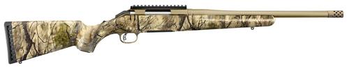 Ruger American Bolt Action Rifle 36923, 243 Win, 16.10", Camo Synthetic Stock, Bronze Cerakote Finish, 4 Rds