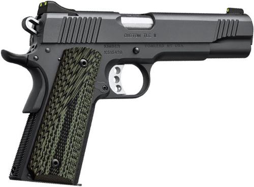 Kimber 3200347 Custom TLE II  Pistol - 10MM, 5 in Barrel, Matte Black Oxide Frame/Slide