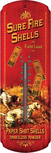 Rivers Edge Products Sure Fire Shell Tin Thermometer