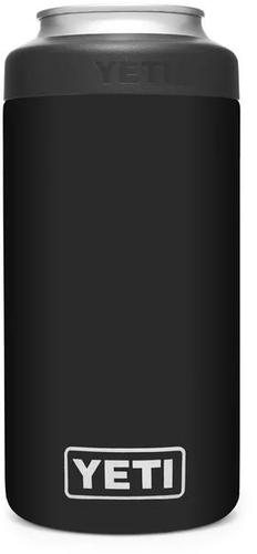 Yeti Rambler 16 oz Colster Tall Stainless Steel Drink Insulator, DuraCote Black(YRAMCOLTALLBK)