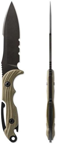 Toor Knives M.U.F. Diver Fixed Blade Knife, Spitfire Green Finish (338112)