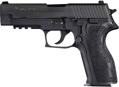 Sig P226 Elite Pistol E26R9BSE, 9mm, 4.4 in, Blue Polymer Grip, Black Finish, Night Sights, 15 Rd