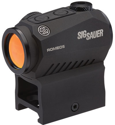 Sig ROMEO5X Compact Red Dot Sight, 1x20mm, 2MOA Dot, 0.5 MOA Adjustment, Graphite
