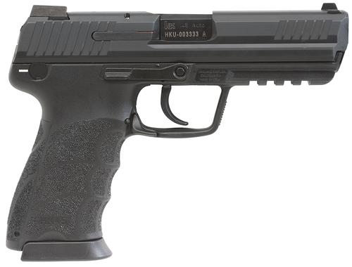Heckler & Koch HK45 V7 LEM DAO Pistol 81000029, 45 ACP, 4.46", Black Grips, Black Finish, 10 Rds