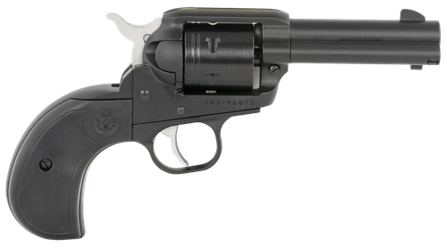 Ruger Wrangler SAO Revolver 2015, 22 LR, 3.75", Black Birdshead Grips, Black Cerakote Aluminum Finish, 6 Rd