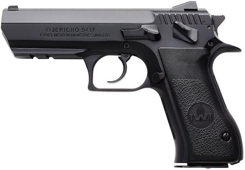 IWI Jericho 941 Semi-Auto Pistol J941FBL9, 9mm, 4.4", Black Grips, Steel Frame, Black Finish, 16 Rd