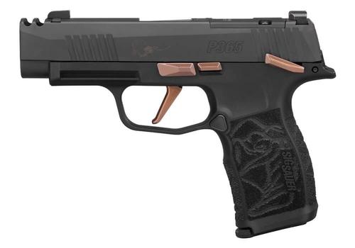Sig Sauer P365 Rose XL Pistol 365XL-9-ROSE-MS-CA, 9mm, 3.1in, Black Polymer Grip, 10 Rds