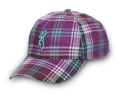 Ladies Mad Plaid Cap 308344511, Fuchsia