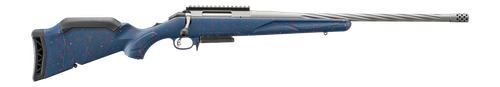 Ruger American II 250th Anniversary Rifle, 308 Win, 20", Blue Splatter 250th American Gen II Stock, Gun Metal Gray Cerakote, 3 Rds