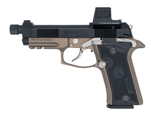 Beretta Cheetah 80X Optic Ready Pistol, 32 ACP, 4.40in, Black Grips, Black Cerakote Finish, 13 Rds