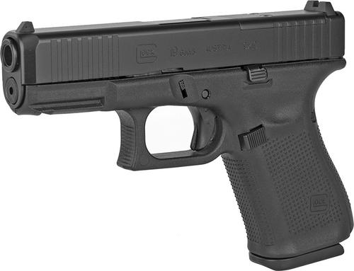 Glock G19 Gen5 Compact MOS Pistol UA195S203MOS, 9mm Luger, 4.02", Polymer Frame, Black Finish, 15 Rds