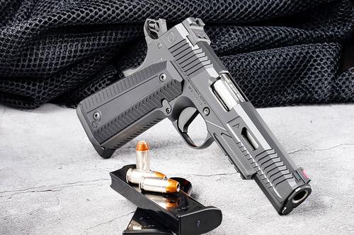 Nighthawk Custom Agent2 0070, 45 ACP, 5", Railscales G10 Grips, Smoke Cerakote Finish, 8 Rds