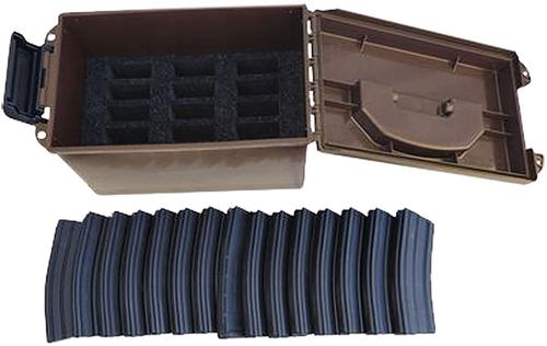 MTM TMC15 Tactical Mag Can w/Padlock Tabs, Flat Dark Earth