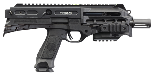 Chiappa CBR-9 Black Rhino Pistol 500.217, 9mm, 9in, Black Polymer Pistol Grip, 18 Rds