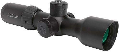 Konus T-30 Rifle Scope 7291, 3-12x, 44mm, 30mm Tube Dia, Black, Ballistic 550 Reticle