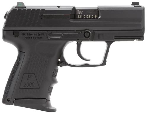 Heckler & Koch P2000 V2 CA* Pistol 81000054, 9mm Luger, 3.26", Black Polymer Grips, Black Finish, 10 Rds